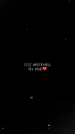 • feliz aniversário 