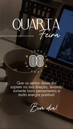 Quarta, 08 janeiro