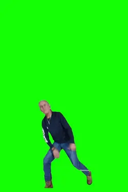 Old man dancing 