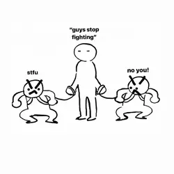 3 friends template