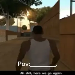 Here we go again 