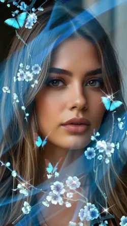 Blue flowers