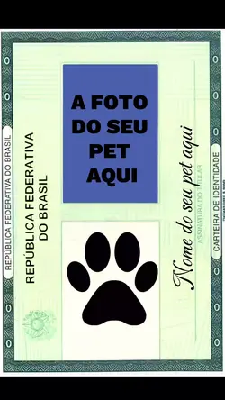 RG DO SEU PET 