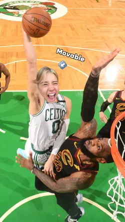 Dunking on LeBron