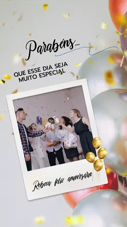 Cartão Aniversário 