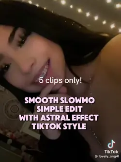 Smooth slowmo edit
