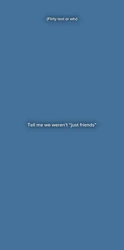 Just friends ??