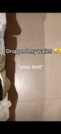 Dropped my wallet😭
