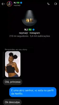 Neymar mensagem 