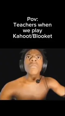Teach during kahoot