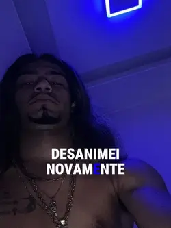 Desanimado...