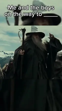 LOTR walking meme
