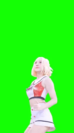 Korean cheerleader 