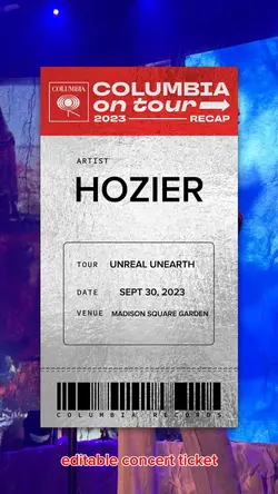 Concert Ticket