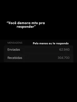 Pelo menos te repond
