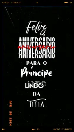 Aniversário sobrinho