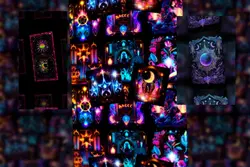 tarot card flip