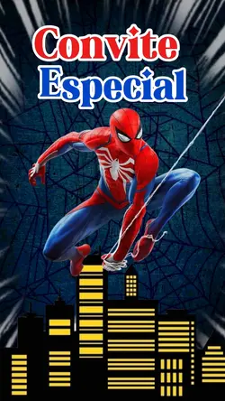 Convite homem aranha