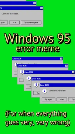 Windows95 Errors