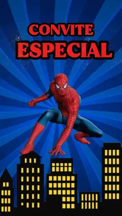 Convite homem aranha