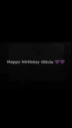 Happ B day Olivia 