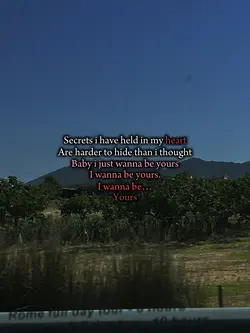 Wanna be yours