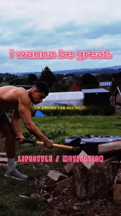 I Wanna Be Great.