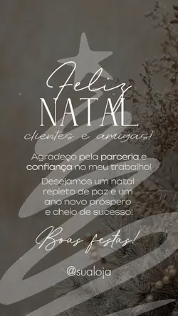 Feliz Natal Clientes