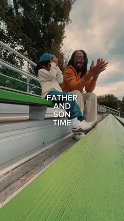 Father and son time.