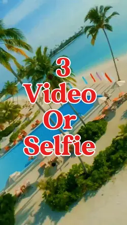 3 video or selfie 