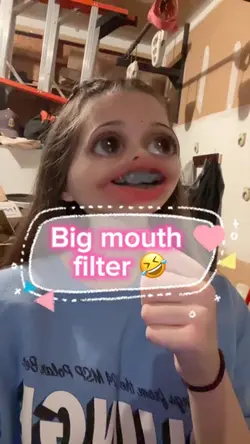 Big mouth filter 🤣