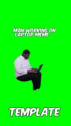 Man working laptop
