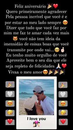 aniversário namorado