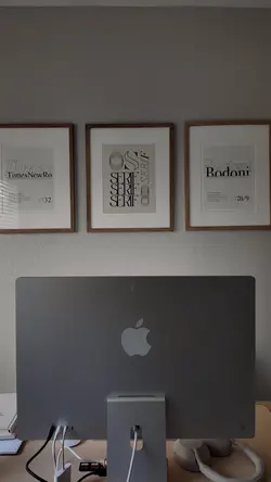 office setup 🤎