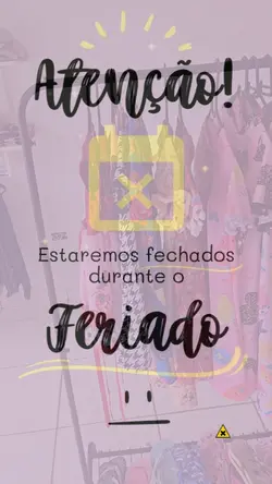 fechado no feriado 