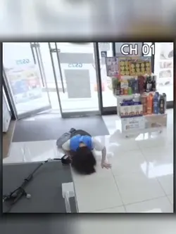 girl falling
