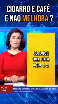 Café e cigarro 
