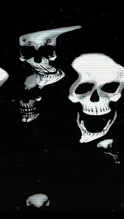 Laughin glitch skull
