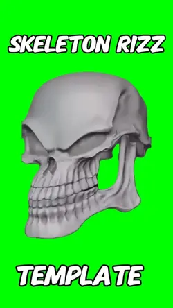 Skeleton Rizz meme 