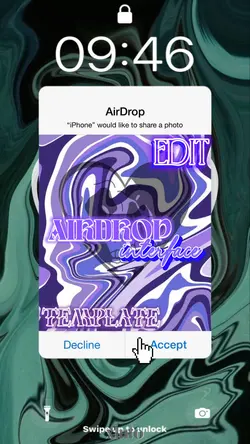 airdrop interface 