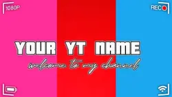 YOUTUBE TEMPLATE