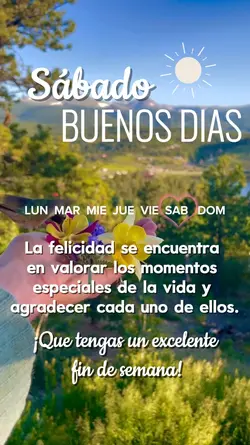 Buenos días sábado