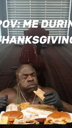 Thanksgiving be like