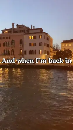 When I’m back in