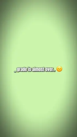 _ grd is almost over