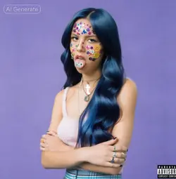 blue hair