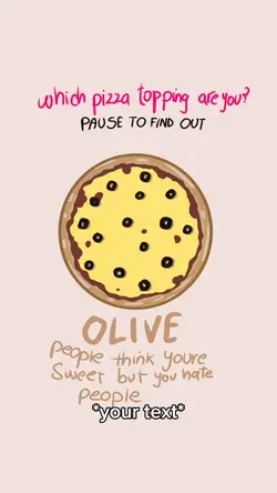 Pizza topping