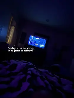 i was crying so much