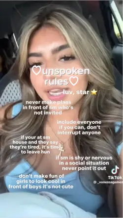 unspoken rules! ♡︎