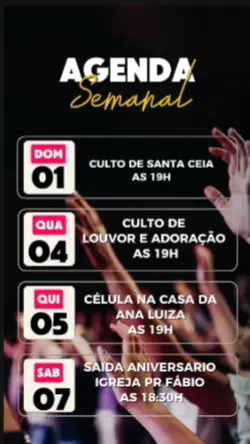 Agenda igreja